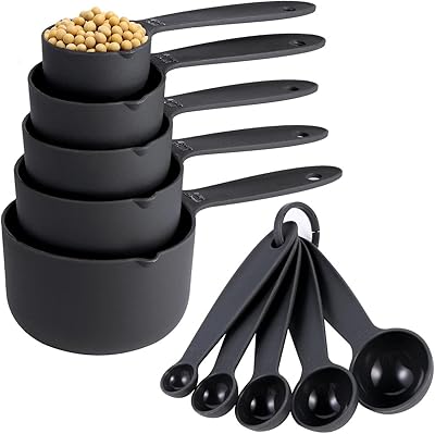 A set of measuring cups and measuring spoons made from safe materials for the FDA with a BPA-free pouring beak and washable in the dishwasher (batch of 10).. Browse endless categories on DIAYTAR Nigeria — your items delivered in just days.