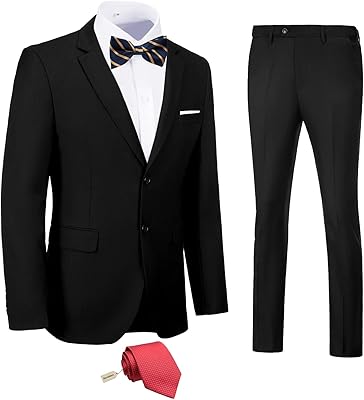 Two -room costume fitted cut for men, plain color, two buttons, business costumes, blazer, tuxedo, wedding party, ball, jacket, pants with tie.. DIAYTAR NIGERIA: Bridging the gap between consumers and quality products with affordable nationwide shipping.