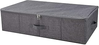 Foldable storage containers for clothing above the cupboard under the sofa bed, storage bins, black and gray.. DIAYTAR NIGERIA bridges the gap between desire and affordability with nationwide delivery in under 8 days.