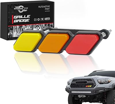 Decorative badge in TRD mesh, improved 3 -colored logo, compatible with Toyota 4Runner Tacoma Tundra and other mesh or slot grids (red).. Shop for everything you need at DIAYTAR NIGERIA, with budget-friendly prices and quick delivery.