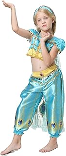 Hihcbf Halloween costume Aladdin Jasmine Princess Arabic Princess Festival Costumes Cosplay Cosplay Dance Dance clothes for children.. DIAYTAR NIGERIA: The marketplace that brings affordable products to every Nigerian home in under 8 days.