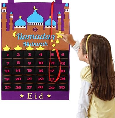 Ramadan countdown calendar to suspend for Eid, countdown of our worm, Advent calendar 2022 for Eid gifts for children, Ramadan decorations, Violet.. DIAYTAR NIGERIA: Where every Nigerian finds affordable products delivered within the week.