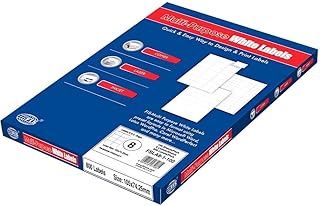 Multi-Usage FIS laser labels, 100 sheets, A4, white, FSLA8-100 format.. Join the movement — fast, affordable shopping only at DIAYTAR Nigeria.