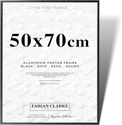 Aluminum photo frame of size 50 x 70, large fine photo frame in metal to hang or landscape with safety glass.. DIAYTAR NIGERIA: Creating access to affordable products for every Nigerian with our swift delivery service.