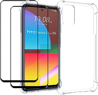 Easylifego shell for HTC Desire 21 Pro with Dipped glass (2 rooms) fine in TPU absorbing shocks, flexible edges with reinforced corners and transparent protective shell.. DIAYTAR NIGERIA: Bridging the gap between consumers and quality products with affordable nationwide shipping.