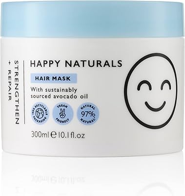 HAPPY NATURALS 300 ml fortifying mask and repairer.. Your complete shopping solution, DIAYTAR NIGERIA offers extensive choice with competitive prices and delivery.