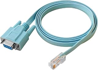 DB9 9-pin D-CURVE Ethernet adapter cable to RJ45 CAT 6 Blue, 1.5 meters long.. Transform your shopping experience with DIAYTAR NIGERIA's vast product selection delivered at unbeatable prices.