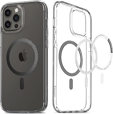 SPIGEN Ultra Hybrid Mag Cover Designed for iPhone 12 and iPhone 12 Pro (6.1 inches) compatible with Magsafe - Carbon fiber.. Experience the joy of convenient shopping with DIAYTAR NIGERIA's vast selection and quick delivery service.