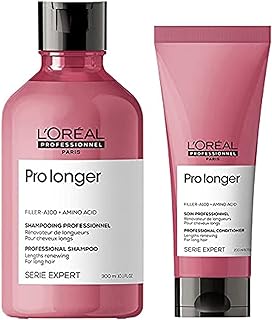 L'Oréal Professional Serie Expert Duo Pro Longer shampoo, 300 ml and conditioner, 200 ml.. DIAYTAR NIGERIA: Your partner in affordable online retail with reliable shipping across Nigeria.