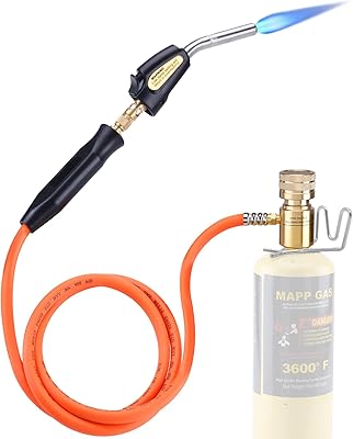 Propane gas torch with 3.6 -foot pipe, welding gas for welding, CVC, jewelry, heating, barbecue.. DIAYTAR NIGERIA: Where shopping is easy, prices are low, and delivery is just days away.