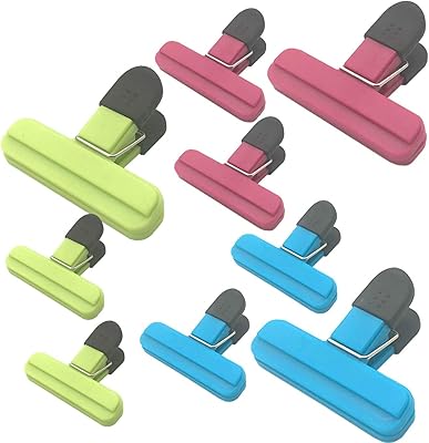 Amate 9 pieces of large clips for aluminum bags - Clips for food bags with matched plastic sizes seal.. Make every purchase count with DIAYTAR Nigeria — shop smart, shop fast.