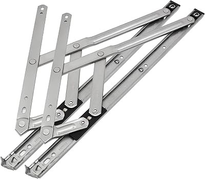 E-Easy DWW window hinge, window locks, four-box sliding support, window holder, stainless steel, 22 mm groove width, 3.0 mm thickness, 1 pair, sus304, 16 inches.. DIAYTAR NIGERIA: Where value shopping meets reliable 5-8 day delivery across the nation.