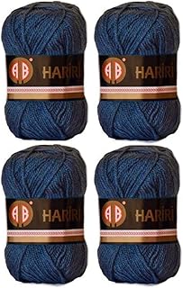 Crochet and knit navy blue n ° 111 ab silk 4x.. DIAYTAR NIGERIA: Your trusted e-commerce partner with extensive product choices and affordable delivery.