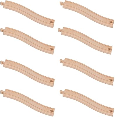 Orberium toys wooden railway toys, package of 8 compatibles with all the main wooden railways, including Thomas, Brio, Chuggington and Imaginarium.. Experience the future of online shopping with DIAYTAR NIGERIA's extensive product range and competitive pricing.