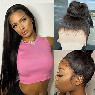 360-degree front lace front wig front in the lace of human hair right pre-spilled microphone without HD glue HD Human hair wigs 180% for black women natural color (50 cm).. DIAYTAR NIGERIA: Bridging the gap between consumers and quality products with affordable nationwide shipping.