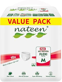 Adult layers Nitin Flexi Plus, incontinence, medium, size 90-130 cm, 10 rooms, super comfort, excellent protection combination... Navigate through thousands of products at pocket-friendly prices with DIAYTAR NIGERIA's easy-to-use platform.