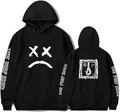 Lil peep love hoodie for men and women casual sweatshirt without zipper inspired by the rapper's motif Lil Peep with sad face - black m pattern m.. Get access to thousands of affordable products only on DIAYTAR Nigeria.