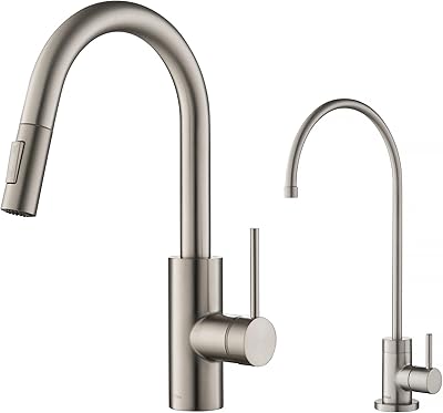 Krauss Olito KPF-2620-FRA-100SFS Set of kitchen valves with water filter, 16 inch, stainless steel.. DIAYTAR NIGERIA brings satisfaction with every purchase through affordable prices and prompt shipping.