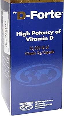 Vitamin D 2 D Forte 50,000 UI Euro Pharma capsules, 12 capsules.. Discover thousands of products on DIAYTAR Nigeria — from fashion and electronics to home goods. We guarantee quick delivery and competitive pricing across the board.