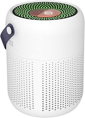Portable office air purifier, air cleaning at 99.99 %, H13 True HEPA 3 in 1 filter, 4 purification modes, air conditioning detection, night light, low noise, filter replacement, up to 216 square feet (20 m) square), type C socket.. Your ideal shopping partner, DIAYTAR NIGERIA offers extensive variety with reliable nationwide shipping.