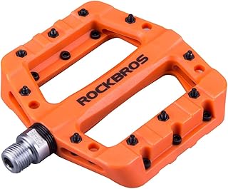 Rockbros 9/16 "Light mountain bike pedals in nylon fiber for BMX mountain bike pedals.. Shop with confidence at DIAYTAR NIGERIA, enjoying competitive prices and delivery within 8 days.