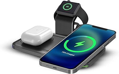 Moxedo 15W 3-in-1 wireless charging station Compatible with IWatch 7 // 6/5/4/3/1/1/SE, AirPods 3/2/Pro, iPhone 13/13 Pro Max/13 Mini/Series 12/11/XS Max/X/8Plus/Se 2/Samsung Galaxy.. DIAYTAR NIGERIA delivers value, variety, and convenience with our nationwide 5-8 day shipping.