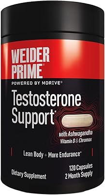 Weider testosterone supplement for men by premium, healthy, helps improve strength and develop lean muscle mass, 120 capsules.. Discover the perfect shopping balance at DIAYTAR NIGERIA with competitive prices and prompt delivery.
