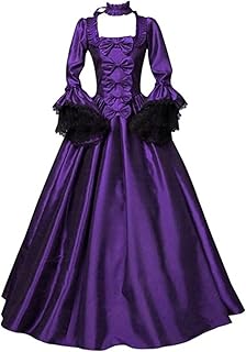 Medieval renaissance dress for women - Elegant Rococo style queen dress, Retro costume dress (optional multicolored).. Experience the convenience of online shopping with DIAYTAR NIGERIA's reliable 5-8 day delivery service.