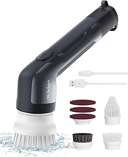 LABIGO ELECTRIC CULTHER Wireless with 4 replaceable brush heads and 2 adjustable speeds, electric cleaning brush for bathroom, car and tiles, color black.. Experience the convenience of online shopping with DIAYTAR NIGERIA's reliable 5-8 day delivery service.
