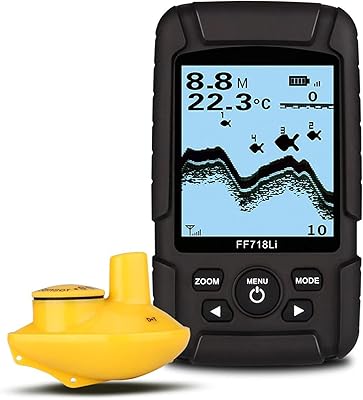 Ultrasound Fish detector Sonar Sonar and wireless sensor 2 in 1 Waterproof portable fish detector 328 feet / 100 m deep fishing camera (718li W).. From kitchen tools to phones — DIAYTAR Nigeria ships it all in a week.