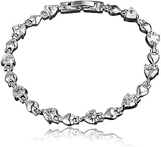 Transparent zircon bracelet for bride lovers, perfect for weddings, promo balls, festivals and parties.. Embrace the convenience of DIAYTAR NIGERIA with thousands of products at your fingertips, delivered nationwide.