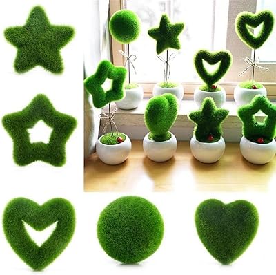 5 pieces creative simulation green plants in jar fluid plants artificial star mini bonsai grass balls decorations for house gifts ornaments.. Shop smart with DIAYTAR NIGERIA, offering a vast product range delivered to your doorstep within a week.