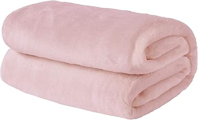 Super sweet, soft and warm design flannel wool blanket with soft and warm design for bedroom, double bed and sofa, powdery pink - 150 x 200 cm.. DIAYTAR NIGERIA: Your one-stop e-commerce destination with affordable prices and nationwide delivery in 5-8 days.
