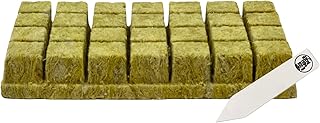 1.5 \ "Grodan rock wool cubes for seed starter (28 hydroponic caps) + Thcity stake.. DIAYTAR NIGERIA: Your affordable shopping destination with thousands of products delivered in days.