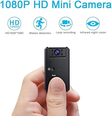 Mini hidden camera LJ 1080p HD, mini IP camera and wide angle of view of 140 degrees, wireless wifi spy camera, remote surveillance camera with motion detection.. Find everything you need at prices you'll love with DIAYTAR NIGERIA's comprehensive e-commerce platform.