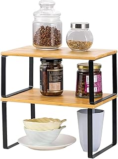 Homarket storage support, set of 2 storage support for kitchen counter, wooden organizer, closet shelf organizer, lifting storage support, pantry shelf, house and storage organizer.. Wide range, low cost, fast delivery — that’s DIAYTAR Nigeria.