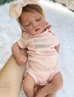 Doculco Reborn sleeping baby doll - Newfart in realistic 19 inch fabric that seems real for children 3 years old and more.. Experience shopping freedom with DIAYTAR NIGERIA's vast selection and 5-8 day nationwide delivery service.