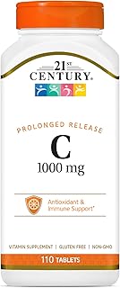 Vitamin C Twenty One Century capsules for unisex - size 110 capsules.. DIAYTAR NIGERIA revolutionizes access to quality products with affordable prices and dependable shipping.
