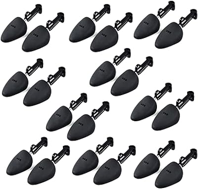 Noa Store shoes 10 pairs of Practical Practical Shoe trees in Durable Plastic - Black.. Browse, shop, and receive — DIAYTAR Nigeria keeps it simple.