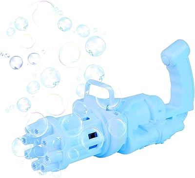 Monshop 2021 Gatling Bubble Gun, Superb toys and gifts for 8 locations for bubble machine - Automatic Gatling bubble pistol for children and adults in the outdoor garden.. Why waste time in traffic when you can shop online at DIAYTAR Nigeria? Enjoy convenience, unbeatable prices, and prompt delivery anywhere in Nigeria.