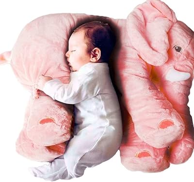 Giant elephant toy, Cute pillow for baby newborn Lilyms (color: pink).. Get more, save more — only on DIAYTAR Nigeria.
