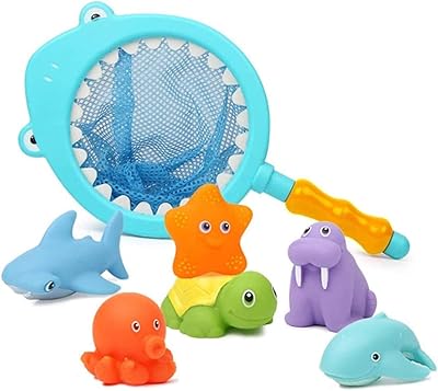 7 pieces of baby bath toys, aquarium toys with spraying and sounds, bathtub toys with changing colors for toddlers.. DIAYTAR NIGERIA brings the marketplace to your home with budget-friendly prices and nationwide delivery.
