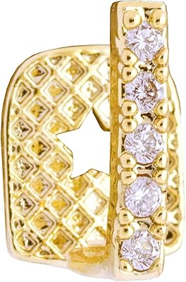 18-carat gold plated finish, upper or lower tooth, simple AK-47 grid, completely crossed mouth CZ + moldings for men and women, gap hip hop style grids.. Discover the convenience of DIAYTAR NIGERIA's vast product range delivered affordably in 5-8 days.