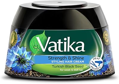 Crème styling strength and shine to the black seeds of Türkiye from Vatika Naturals - 140 ml.. DIAYTAR NIGERIA delivers value, variety, and convenience with our nationwide 5-8 day shipping.