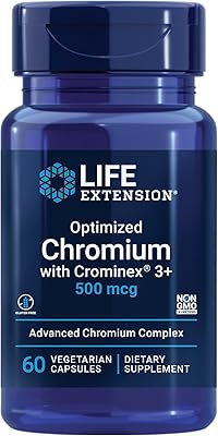Food supplement Life Extension Chrominex 3+ 500 mcg Optimal chrome - Gluten -free and GMO -free - 60 vegetarian capsules.. Your trusted marketplace, DIAYTAR NIGERIA offers comprehensive selection with budget-friendly delivery.