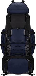 Ultralegise backbag Reflection 90L, foldable hiking backpack, breathable for outdoor sports, trekking, climbing, camping, navy blue.. DIAYTAR Nigeria: trusted by thousands for fast, reliable delivery.
