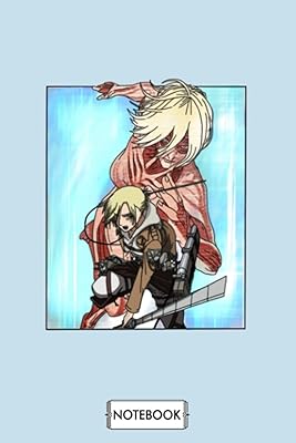 Notebook Annie Leonhart Shingeki No Kyojin G74761: Journal, 6 x 9,120 pages, Mat finish cover, newspaper, university planner, planner.. DIAYTAR NIGERIA: Where every Nigerian finds affordable products delivered within the week.