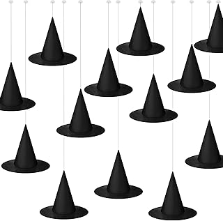 Witch hat hat Halloween witch hat weed witch hat black suspended with hanging rope accessory and transparent hooks without seamless.. DIAYTAR NIGERIA brings online shopping to every Nigerian with affordable prices and reliable shipping.