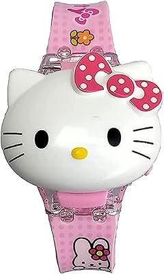 Hello Kitty Kids Disco Light Up Light Watches Web Shooter Toy With Light.. DIAYTAR NIGERIA: Your affordable gateway to thousands of products delivered within a week.