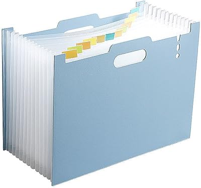 AGIODA Extensible File, A4 Portable A4 Accordion Files organizer with colorful tabs for the teachers' office, the classroom and desktop supplies, light blue.. Shop anytime, receive on time — only with DIAYTAR Nigeria.